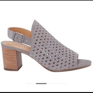 Lucky Brand Verazino Suede Slingback Sandals